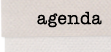 agenda